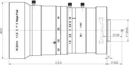 TP-1632ZL5M Lens