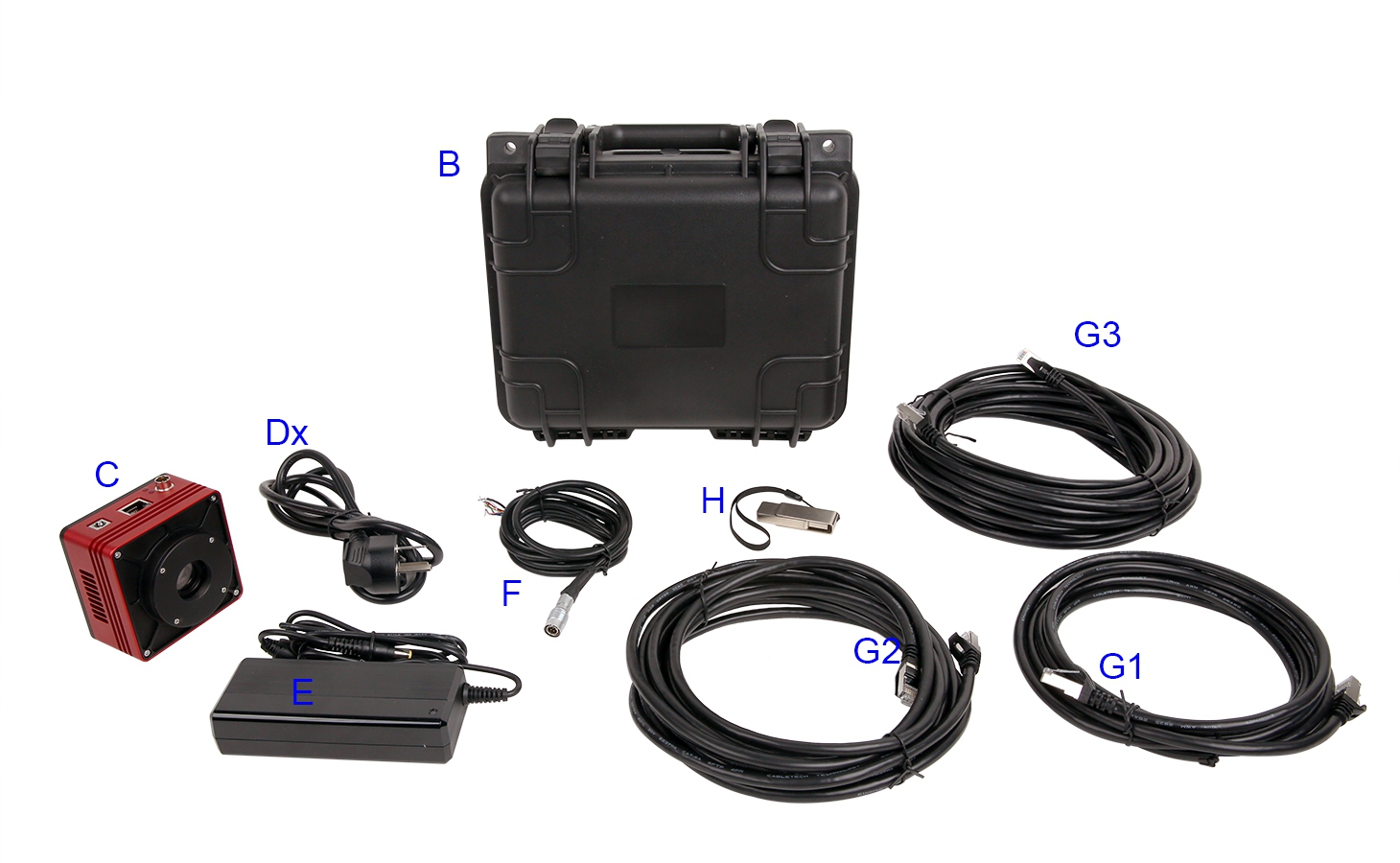 Packaging Information for SWIR Series GigE Cooled Cameras