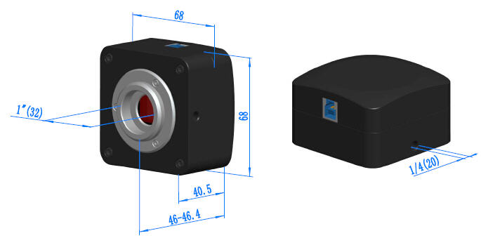 E3ISPM Camera Dimensions